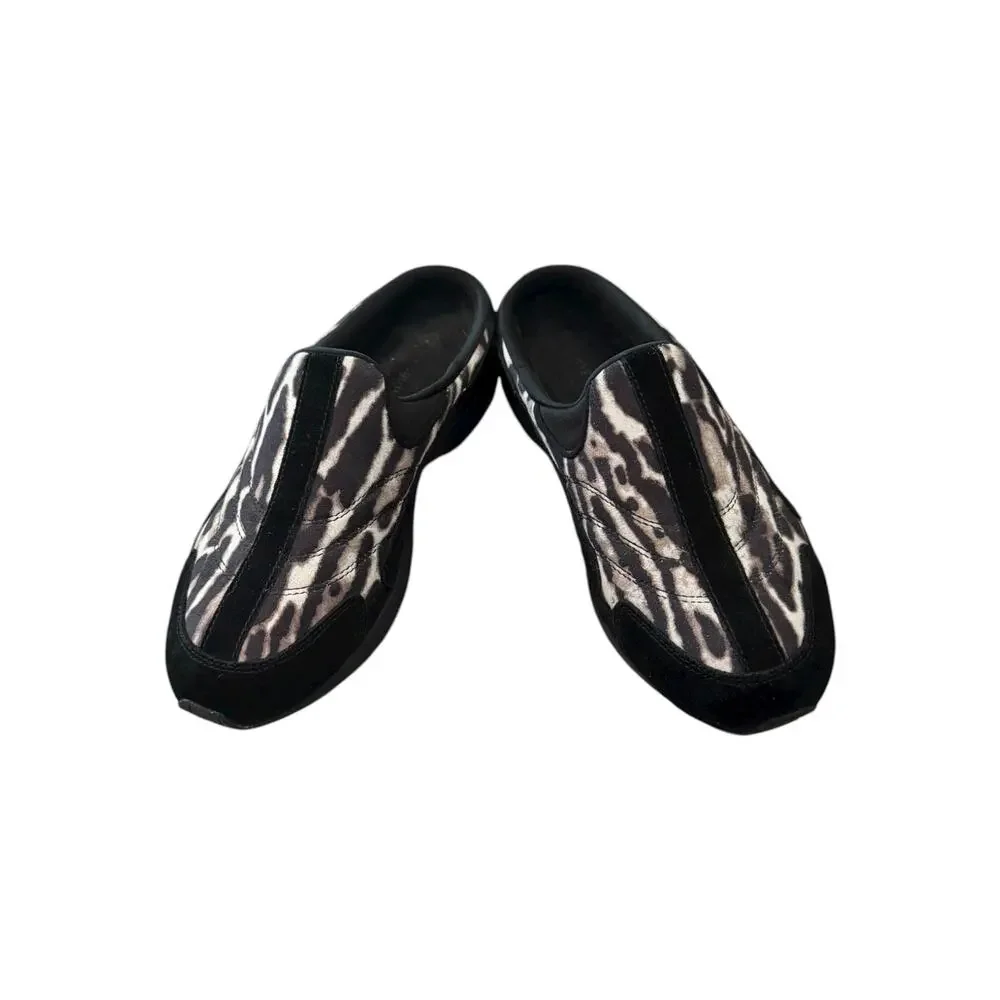 Easy Spirit Traveltime 470 Animal Print Slip On Shoes Women’s 7.5
